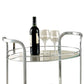 Loule Contemporary Serving Cart In Chrome Finish FOA-CM-AC228