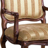 Burnaby Traditional Occasional Chair Antique Oak FOA-CM-AC6100