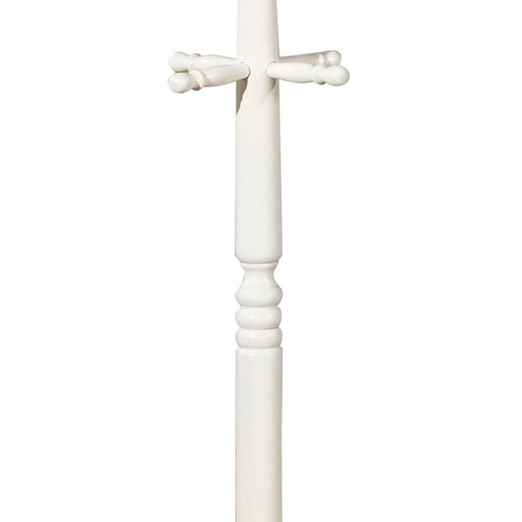 Prismo Transitional Style Coatrack White By Casagear Home FOA-CM-AC6941WH