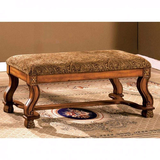 Vale Royal Traditional Bench, Antique Oak By Casagear Home