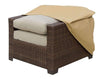 Fabric Dust Cover for Outdoor Chairs, Medium, Light Brown -CM-OS1999-M By Casagear Home