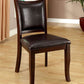 Wood Side Chair Dark Cherry Set of 2 By Casagear Home FOA-CM3024SC-2PK