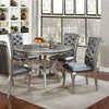 Amina Contemporary Round Dining Table, Champagne By Casagear Home