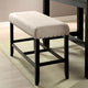 Counter Bench | Sania II Rustic Style | Antique Black