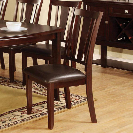 Side Chair Set of 2 | Edgewood I Transitional | Espresso Finish