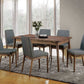 Eindride Mid Cent Modern Dining Table, Brown By Casagear Home