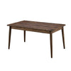 Eindride Mid-Cent Modern Dining Table, Brown By Casagear Home