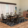 Traditional Dining Table Rustic Walnut Brown By Casagear Home FOA-CM3465T