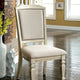 Side Chair Set of 2 | Nailhead Trim | Beige Fabric