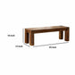 Frontier Transitional Style Bench Brown FOA-CM3603BN
