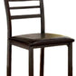 Colman Transitional Side Chair Black Set of 2 By Casagear Home FOA-CM3615SC-2PK-KD