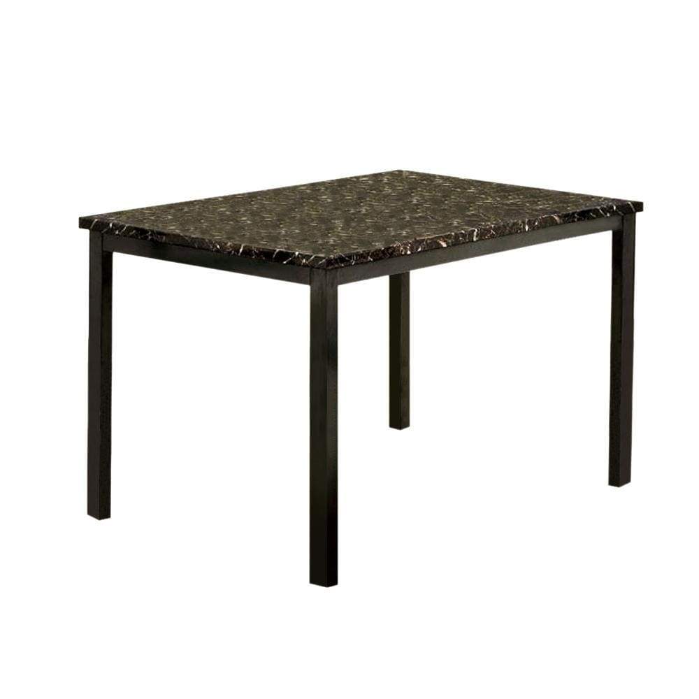 Colman Modern Dining Table In Black By Casagear Home