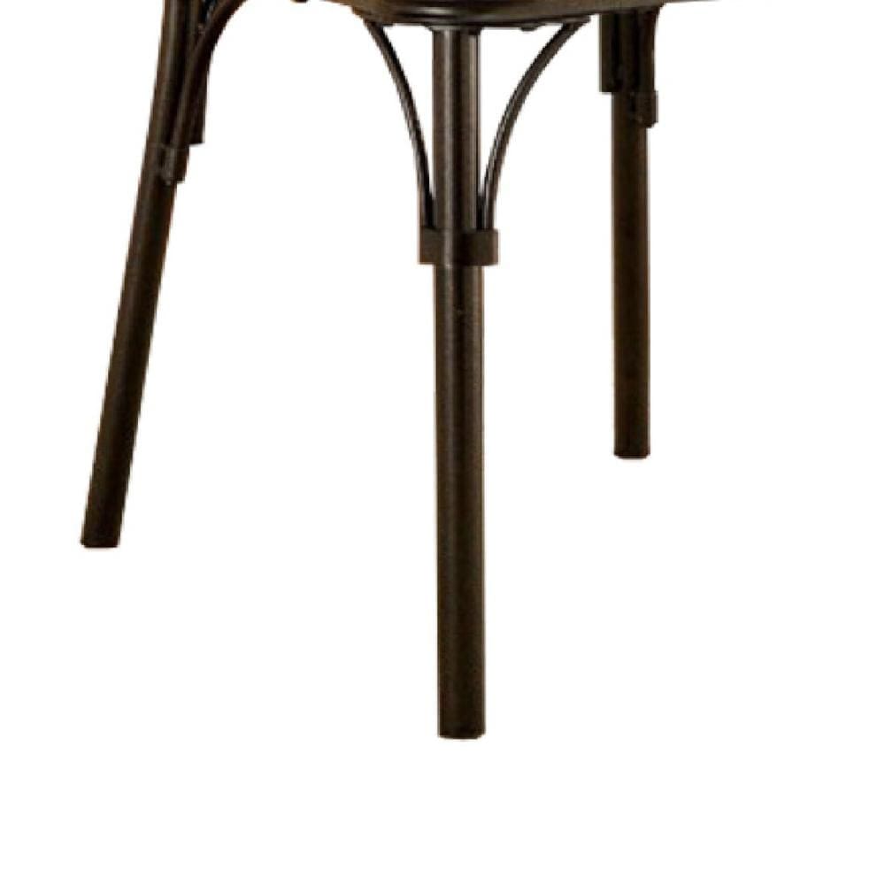 Crosby Industrial Side Chair Bronze Finish Set of 2 FOA-CM3827SC-2PK