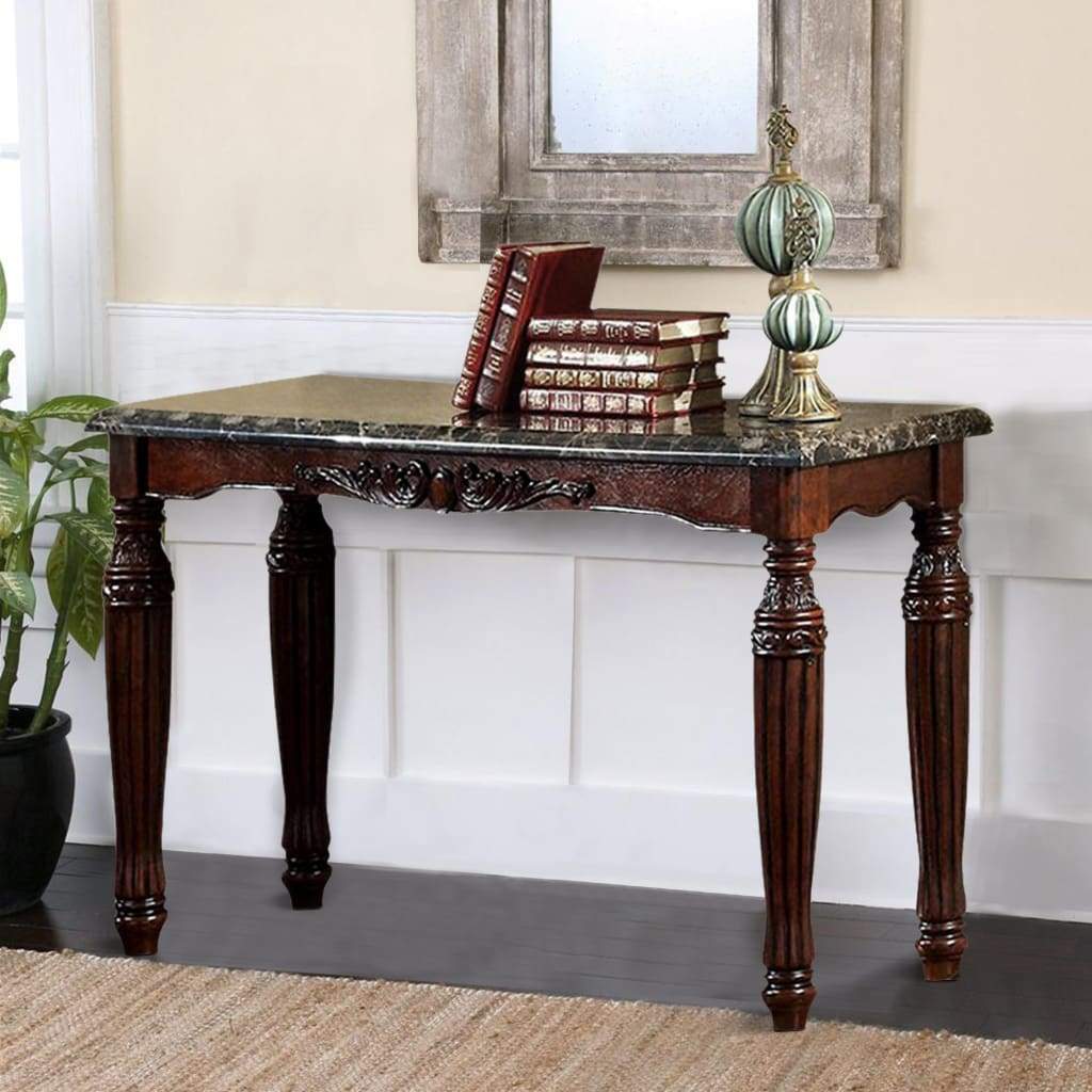 Brampton Traditional Style Sofa Table By Casagear Home