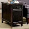 Meadow Transitional Style Side Table, Black By Casagear Home