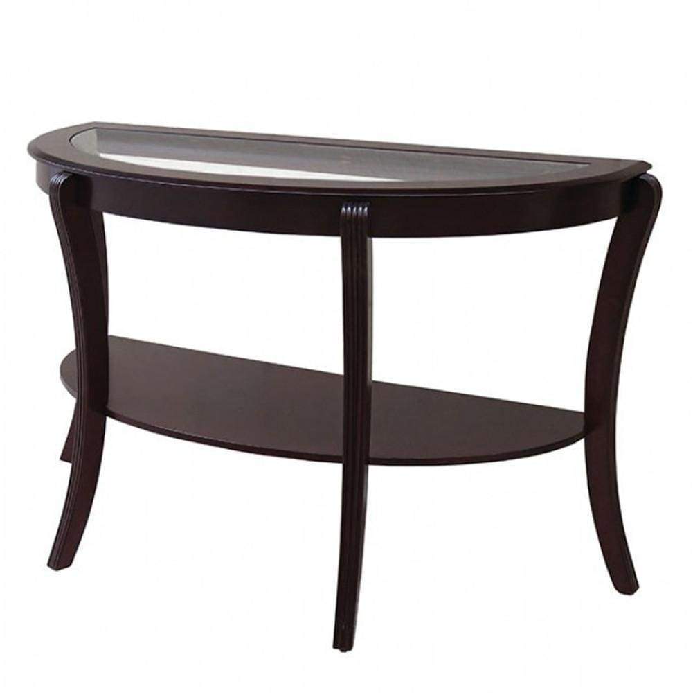 Finley Contemporary Style Semi-Oval Table By Casagear Home