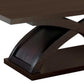 Arkley Contemporary Style Coffee Table Dark Walnut By Casagear Home FOA-CM4641C
