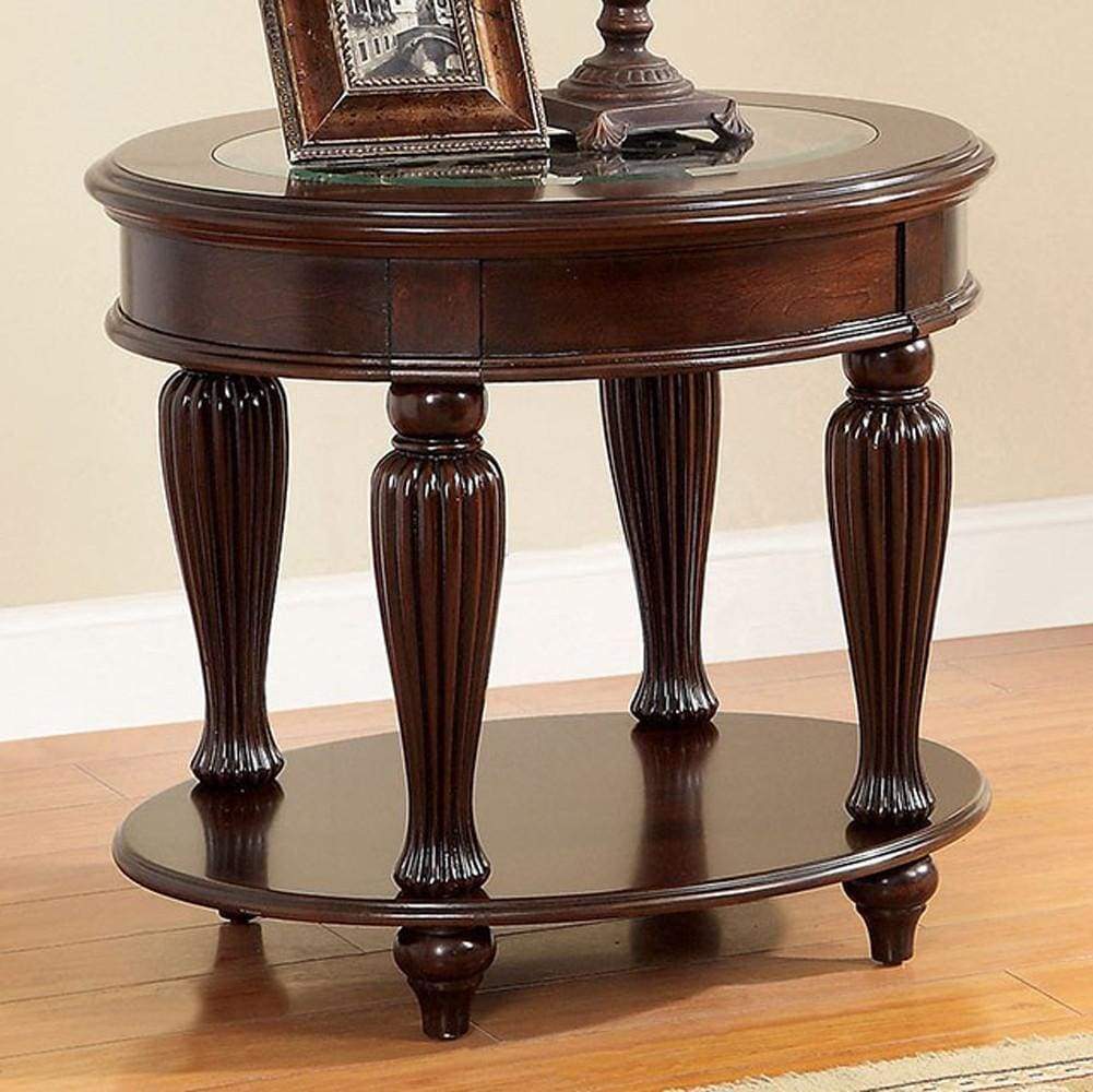 Centinel Traditional Style End Table By Casagear Home