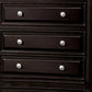 6 Drawers Transitional Style Wooden Chest Espresso Brown By Casagear Home FOA-CM7058C