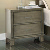 Enrico I Contemporary Style Night Stand, Gray Finish By Casagear Home