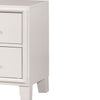 Transitional Solid Wood Night Stand With Drawers White By Casagear Home FOA-CM7068WH-N