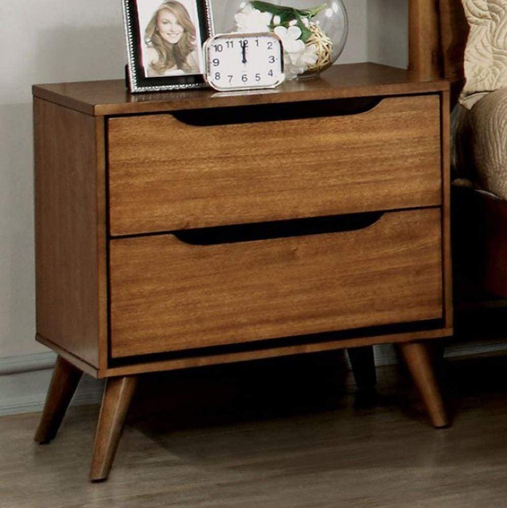 Nightstand | Lennart Mid Century Modern | Light Oak