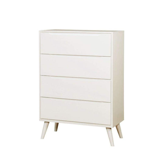 Chest | Mid Century Modern Style | White Finish