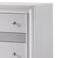 Contemporary Solid Wood Chest With Jewelry Drawer White By Casagear Home FOA-CM7552C