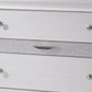 Contemporary Solid Wood Chest With Jewelry Drawer White By Casagear Home FOA-CM7552C