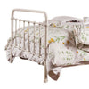 Aesthetic California King Metal Bed Vintage White By Casagear Home FOA-CM7701WH-CK