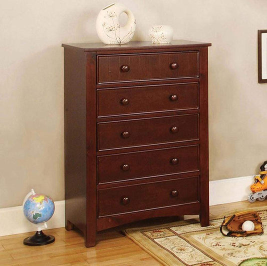 Transitional Style Wooden Chest, Brown By Casagear Home