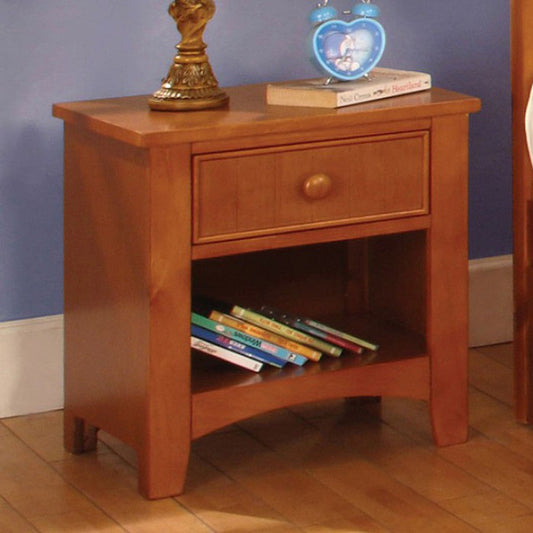 Nightstand | Omnus Wood | Oak Finish