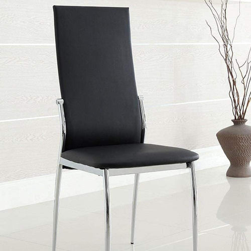 Side Chair Set of 2 | Kalawao Contemporary | Black Finish