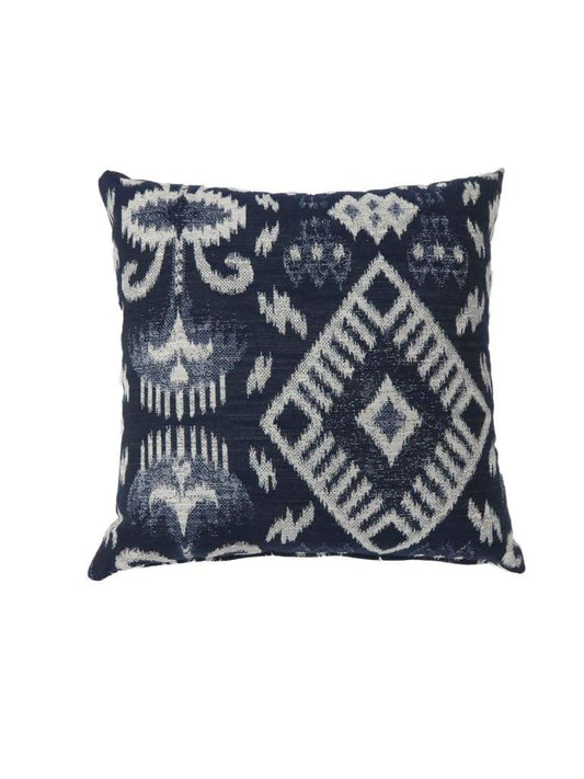 Contemporary Style Set of 2 Throw Pillows, Navy Blue -PL6032NV-L-2PK By Casagear Home