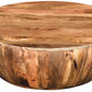 Mango Wood Coffee Table In Round Shape By The Urban Port UPT-32180