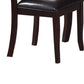 Retro Style Set Of Two Wooden Dining Chairs In Dark Brown PDX-F1388