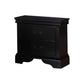 Attractive Pine Wood Night Stand Black PDX-F4725