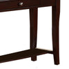 Wooden Console Table With One Drawers Brown PDX-F6278