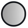 28 Round Wooden Floating Beveled Wall Mirror Black By The Urban Port UPT-226273