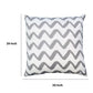 20 x 20 Modern Square Cotton Accent Throw Pillow Simple Chevron Pattern Gray White By The Urban Port UPT-266363