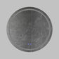 32 x 32 Inch Round Frameless LED Illuminated Bathroom Mirror Touch Button Defogger Metal Frosted Edges Silver By The Urban Port UPT-266401