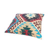 24 x 24 Square Cotton Accent Throw Pillow Western Tribal Pattern Multicolor By The Urban Port UPT-268957