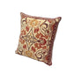 18 x 18 Square Cotton Accent Throw Pillow Scrolled Floral Pattern Multicolor By The Urban Port UPT-268959