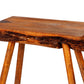 18 Inch Rectangular Mango Wood Accent Side Table with Live Edge Log Top Warm Brown By The Urban Port UPT-272014