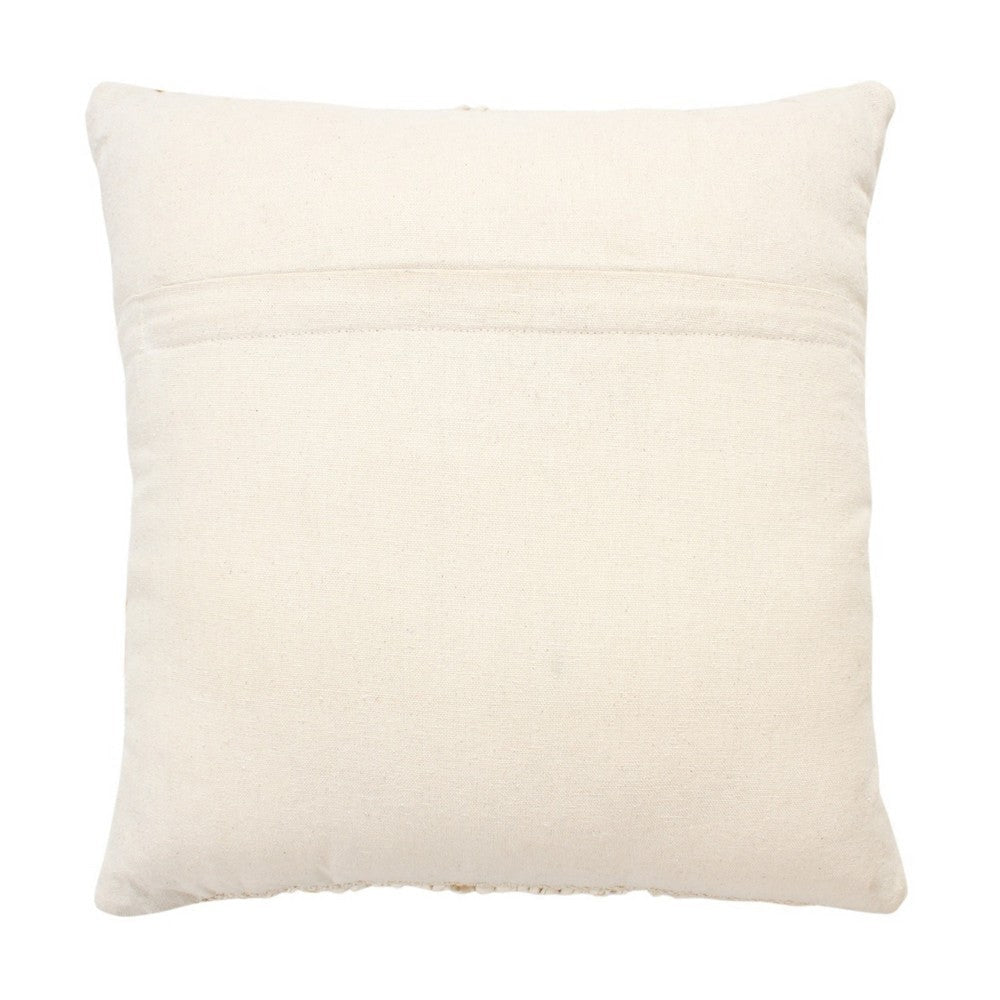 Buy 18 x 18 Jacquard Square Decorative Cotton Accent Throw Pillow