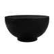 30 Inch Modern Art Coffee Table Round Drum Shape Solid Mango Wood Matte Black By The Urban Port UPT-276366