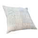 18 x 18 Handcrafted Square Cotton Accent Throw Pillow Aztec Minimalistic Print Blue White By The Urban Port UPT-280400