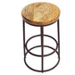 24 Counter Height Barstool With Iron Base Brown And Black By The Urban Port UPT-636038472