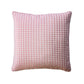 Contemporary Style Set of 2 Throw Pillows With Houndstooth Patterns, Rose Pink By Casagear Home