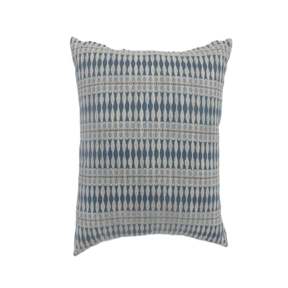 Throw Pillows Set of 2 | Contemporary Solid Color | Blue Finish